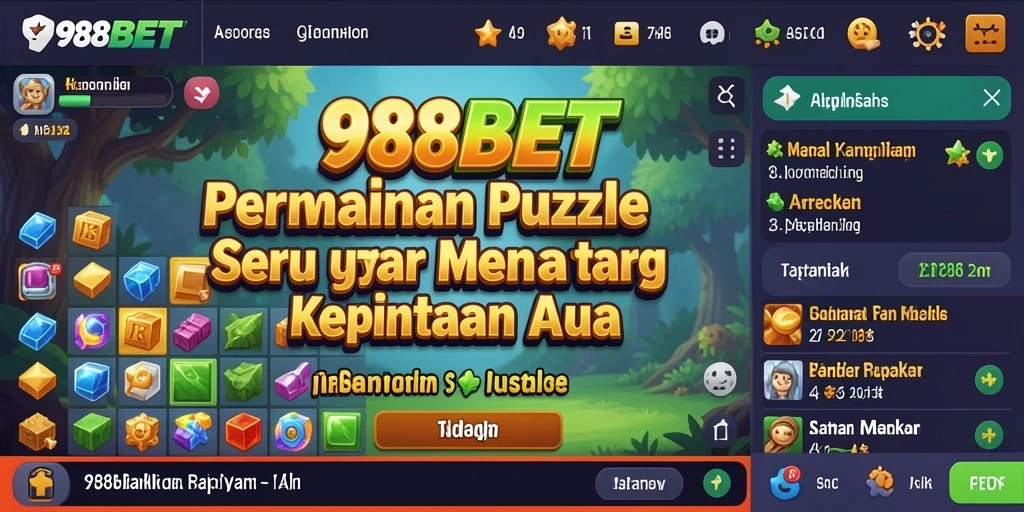 Tampilan gameplay Puzzle yang menyenangkan dan menantang.