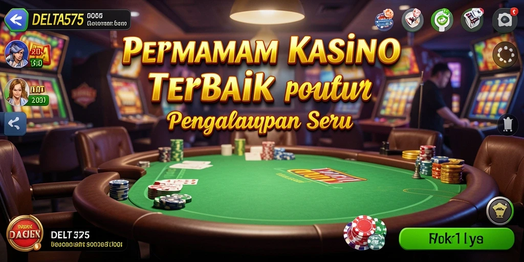 Tampilan gameplay DELTA575 yang menarik dan penuh warna.