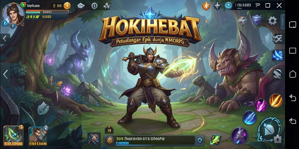 Gameplay HOKIHEBAT yang seru di dunia MMORPG.