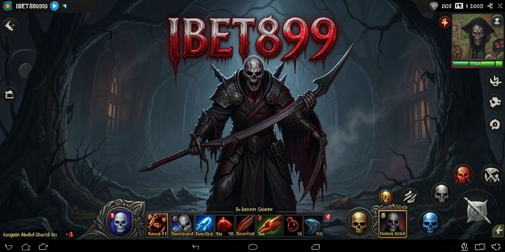 Screenshot mendebarkan dari gameplay Horror yang mengerikan.