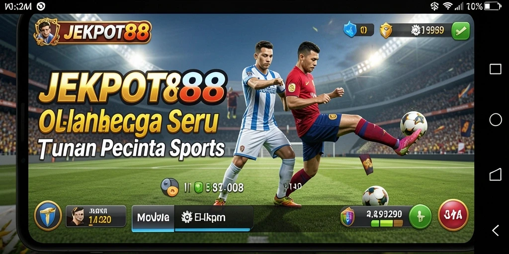 Tampilan menarik dari gameplay JEKPOT88 yang penuh aksi olahraga.