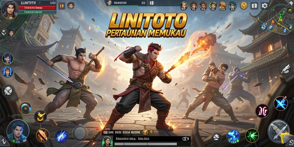 Tampilan gameplay LINITOTO yang menegangkan dan mendebarkan.