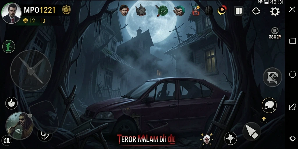 Tampilan gameplay mengerikan dari MPO1221 yang memicu ketakutan.