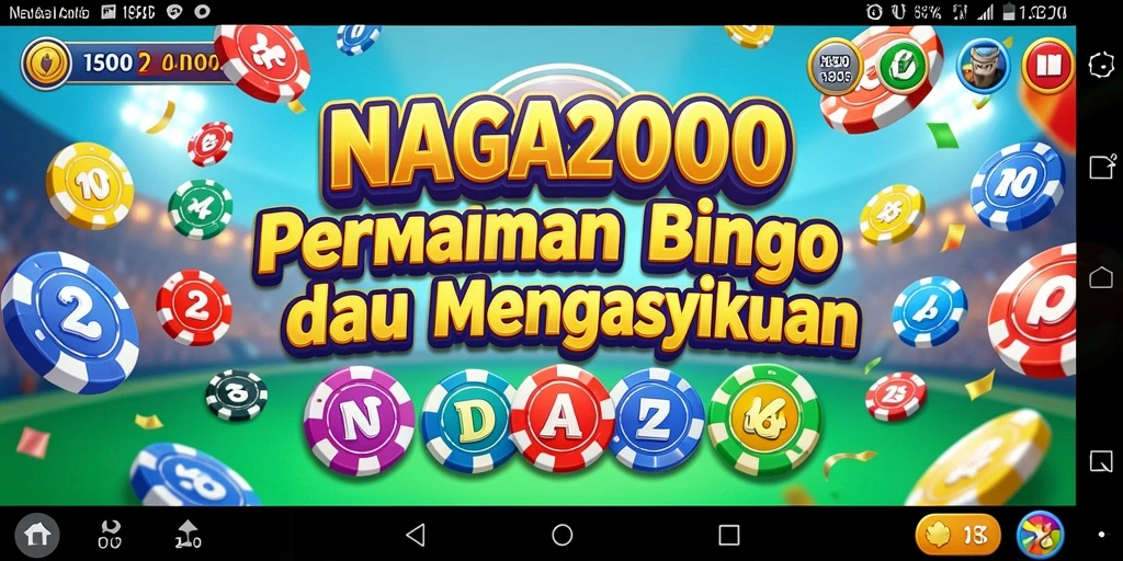 Tampilan gameplay seru dalam NAGA2000 dengan tema Bingo.