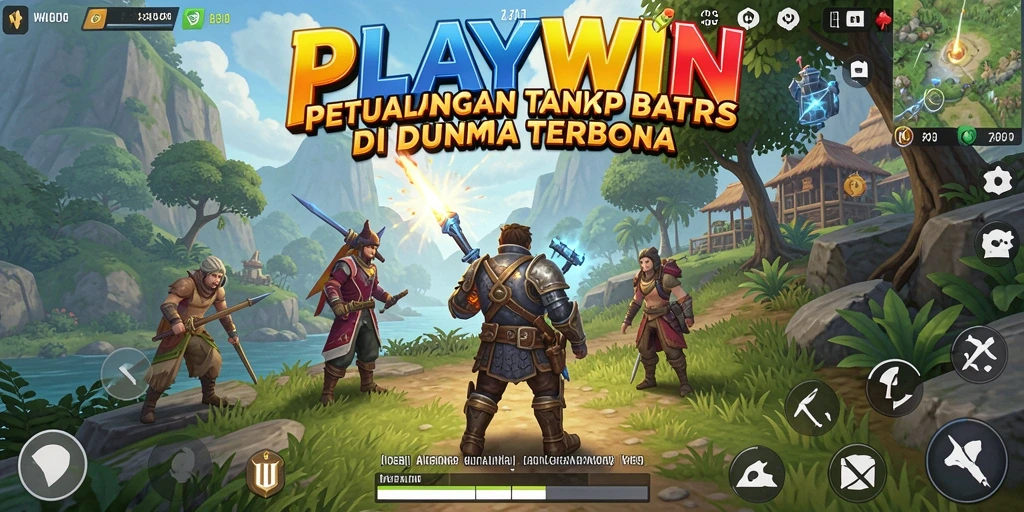 Gameplay PLAYWIN menampilkan eksplorasi seru di dunia terbuka yang interaktif.