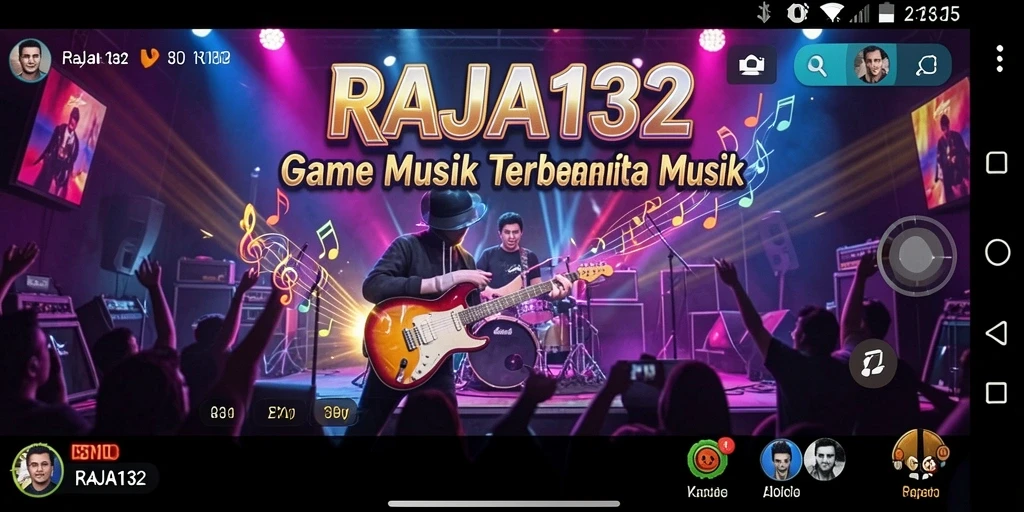 Screenshot gameplay RAJA132 menampilkan pengalaman bermain musik yang menyenangkan.