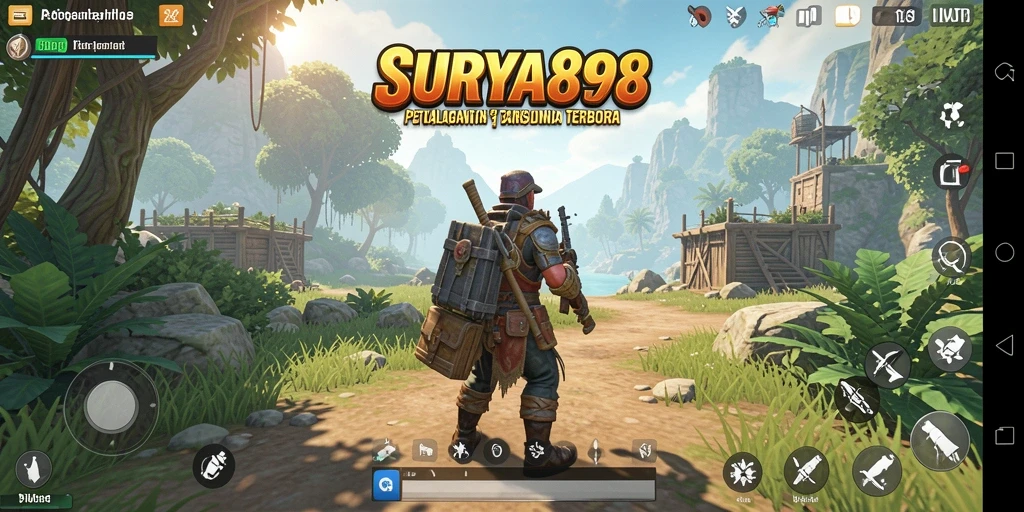 Menampilkan gameplay menarik dari dunia terbuka di SURYA898.
