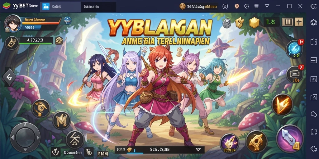 Screenshot game YYBET menampilkan karakter Anime dalam pertempuran yang epik.